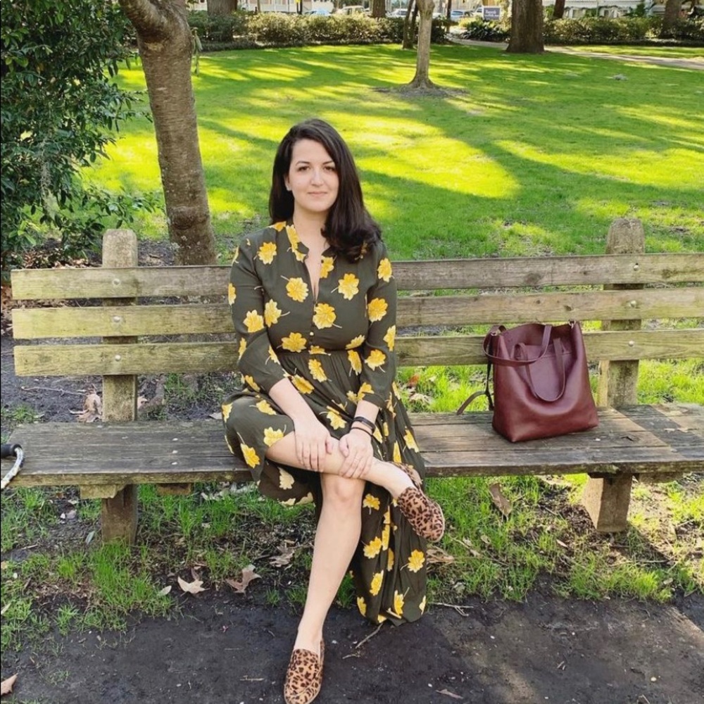 Madewell midi/maxi floral dress L